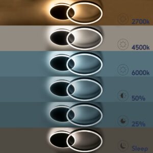 GloboStar® VENOM 61118 Φωτιστικό Οροφής Δαχτυλίδι-Κύκλος LED CCT 45W 5445lm 360° AC 220-240V – Εναλλαγή Φωτισμού μέσω Τηλεχειριστηρίου All In One Ψυχρό 6000k+Φυσικό 4500k+Θερμό 2700k Dimmable Φ40cm+BackLight – Λευκό – 3 Years Warranty