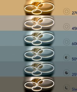 GloboStar® VENOM 61121 Φωτιστικό Οροφής Δαχτυλίδι-Κύκλος LED CCT 67W 8107lm 360° AC 220-240V – Εναλλαγή Φωτισμού μέσω Τηλεχειριστηρίου All In One Ψυχρό 6000k+Φυσικό 4500k+Θερμό 2700k Dimmable Φ25+40cm+BackLight – Λευκό – 3 Years Warranty