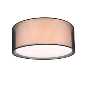 Φωτιστικό Οροφής Trio Lighting BURTON  3x E27 Μαύρο Ματ Μεταλλικό   – 611400332