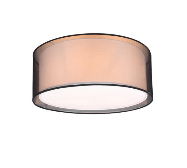 Φωτιστικό Οροφής Trio Lighting BURTON  3x E27 Μαύρο Ματ Μεταλλικό   – 611400332