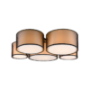 Φωτιστικό Οροφής Trio Lighting BURTON  5x E27 Μαύρο Ματ Μεταλλικό   – 611400532