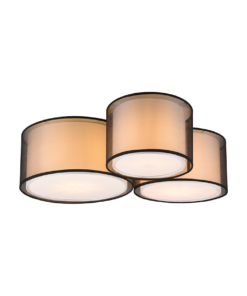 Φωτιστικό Οροφής Trio Lighting BURTON 3x E27 Μαύρο Ματ Μεταλλικό – 611490332