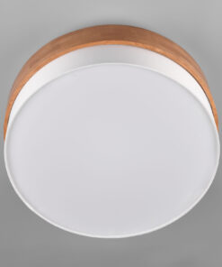 Φωτιστικό Οροφής Trio Lighting SEASONS 3x E27 Φυσικό Ξύλο – 611500301