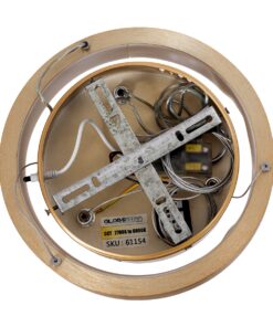 GloboStar® NEMESIS 61154 Κρεμαστό Φωτιστικό Δαχτυλίδι-Κύκλος LED CCT 20W 2356lm 360° AC 220-240V – Εναλλαγή Φωτισμού μέσω Τηλεχειριστηρίου All In One Ψυχρό 6000k+Φυσικό 4500k+Θερμό 2700k Dimmable Φ25cm – Χρυσό Βούρτσας – 3 Years Warranty