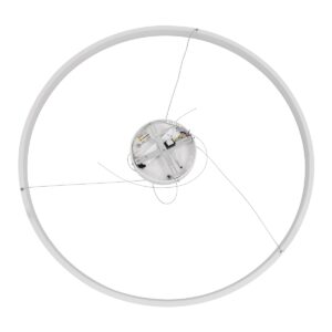 GloboStar® NEMESIS 61162 Κρεμαστό Φωτιστικό Δαχτυλίδι-Κύκλος LED CCT 67W 7689lm 360° AC 220-240V – Εναλλαγή Φωτισμού μέσω Τηλεχειριστηρίου All In One Ψυχρό 6000k+Φυσικό 4500k+Θερμό 2700k Dimmable Φ80cm – Λευκό – 3 Years Warranty