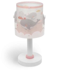 Ango Whale Dreams Pink επιτραπέζιο φωτιστικό (61171S)