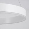 GloboStar® VENOM 61177 Κρεμαστό Φωτιστικό Δαχτυλίδι-Κύκλος LED CCT 45W 5269lm 120° AC 220-240V – Εναλλαγή Φωτισμού μέσω Τηλεχειριστηρίου All In One Ψυχρό 6000K+Φυσικό 4500K+Θερμό 2700K Dimmable Φ60cm – Λευκό – 3 Years Warranty