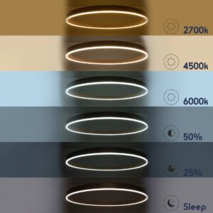 GloboStar® VENOM 61184 Κρεμαστό Φωτιστικό Δαχτυλίδι-Κύκλος LED CCT 75W 8818lm 120° AC 220-240V – Εναλλαγή Φωτισμού μέσω Τηλεχειριστηρίου All In One Ψυχρό 6000K+Φυσικό 4500K+Θερμό 2700K Dimmable Φ100cm – Χρυσό Βούρτσας – 3 Years Warranty