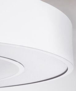 GloboStar® RA 61197 Κρεμαστό Φωτιστικό Δαχτυλίδι-Κύκλος LED CCT 75W 8250lm 120° AC 220-240V – Εναλλαγή Φωτισμού μέσω Τηλεχειριστηρίου All In One Ψυχρό 6000k+Φυσικό 4500k+Θερμό 2700k Dimmable Φ80cm – Λευκό – 3 Years Warranty