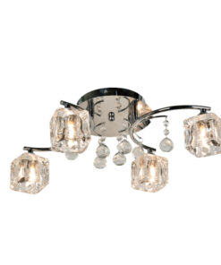 InLight Φωτιστικό οροφής από χρώμιο μέταλλο και κρύσταλλα (6120-4)