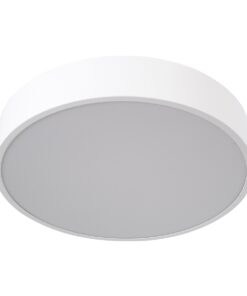 GloboStar® BURTON 61201-P Κρεμαστή Πλαφονιέρα Οροφής LED CCT 67W 7370lm 120° AC 220-240V – Εναλλαγή Φωτισμού μέσω Τηλεχειριστηρίου All In One Ψυχρό 6000k+Φυσικό 4500k+Θερμό 2700k Dimmable Φ40cm – Λευκό – 3 Years Warranty