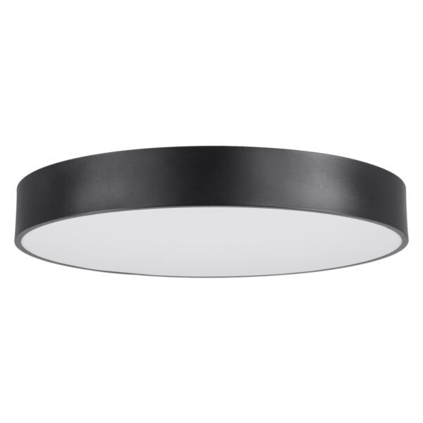 GloboStar® BURTON 61202-P Κρεμαστή Πλαφονιέρα Οροφής LED CCT 75W 8625lm 120° AC 220-240V – Εναλλαγή Φωτισμού μέσω Τηλεχειριστηρίου All In One Ψυχρό 6000k+Φυσικό 4500k+Θερμό 2700k Dimmable Φ60cm – Μαύρο – 3 Years Warranty