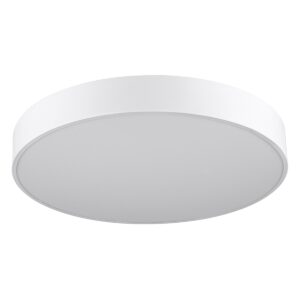 GloboStar® BURTON 61203-P Κρεμαστή Πλαφονιέρα Οροφής LED CCT 75W 8625lm 120° AC 220-240V – Εναλλαγή Φωτισμού μέσω Τηλεχειριστηρίου All In One Ψυχρό 6000k+Φυσικό 4500k+Θερμό 2700k Dimmable Φ60cm – Λευκό – 3 Years Warranty