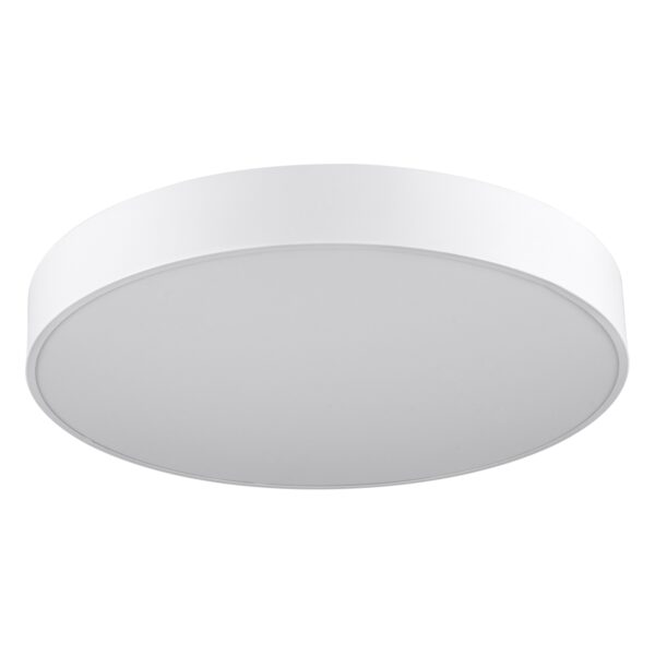 GloboStar® BURTON 61203-P Κρεμαστή Πλαφονιέρα Οροφής LED CCT 75W 8625lm 120° AC 220-240V – Εναλλαγή Φωτισμού μέσω Τηλεχειριστηρίου All In One Ψυχρό 6000k+Φυσικό 4500k+Θερμό 2700k Dimmable Φ60cm – Λευκό – 3 Years Warranty