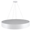 GloboStar® BURTON 61203-S Πλαφονιέρα Οροφής LED CCT 75W 8625lm 120° AC 220-240V – Εναλλαγή Φωτισμού μέσω Τηλεχειριστηρίου All In One Ψυχρό 6000k+Φυσικό 4500k+Θερμό 2700k Dimmable Φ60cm – Λευκό – 3 Years Warranty