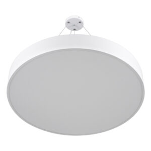 GloboStar® BURTON 61203-S Πλαφονιέρα Οροφής LED CCT 75W 8625lm 120° AC 220-240V – Εναλλαγή Φωτισμού μέσω Τηλεχειριστηρίου All In One Ψυχρό 6000k+Φυσικό 4500k+Θερμό 2700k Dimmable Φ60cm – Λευκό – 3 Years Warranty