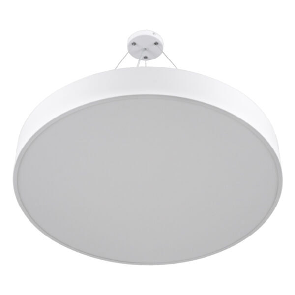 GloboStar® BURTON 61203-S Πλαφονιέρα Οροφής LED CCT 75W 8625lm 120° AC 220-240V – Εναλλαγή Φωτισμού μέσω Τηλεχειριστηρίου All In One Ψυχρό 6000k+Φυσικό 4500k+Θερμό 2700k Dimmable Φ60cm – Λευκό – 3 Years Warranty
