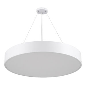 GloboStar® BURTON 61203-S Πλαφονιέρα Οροφής LED CCT 75W 8625lm 120° AC 220-240V – Εναλλαγή Φωτισμού μέσω Τηλεχειριστηρίου All In One Ψυχρό 6000k+Φυσικό 4500k+Θερμό 2700k Dimmable Φ60cm – Λευκό – 3 Years Warranty