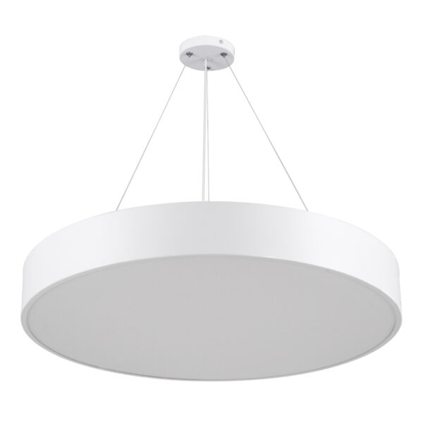 GloboStar® BURTON 61203-S Πλαφονιέρα Οροφής LED CCT 75W 8625lm 120° AC 220-240V – Εναλλαγή Φωτισμού μέσω Τηλεχειριστηρίου All In One Ψυχρό 6000k+Φυσικό 4500k+Θερμό 2700k Dimmable Φ60cm – Λευκό – 3 Years Warranty