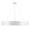 GloboStar® BURTON 61203-S Πλαφονιέρα Οροφής LED CCT 75W 8625lm 120° AC 220-240V – Εναλλαγή Φωτισμού μέσω Τηλεχειριστηρίου All In One Ψυχρό 6000k+Φυσικό 4500k+Θερμό 2700k Dimmable Φ60cm – Λευκό – 3 Years Warranty