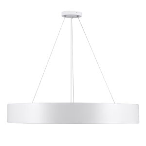 GloboStar® BURTON 61203-S Πλαφονιέρα Οροφής LED CCT 75W 8625lm 120° AC 220-240V – Εναλλαγή Φωτισμού μέσω Τηλεχειριστηρίου All In One Ψυχρό 6000k+Φυσικό 4500k+Θερμό 2700k Dimmable Φ60cm – Λευκό – 3 Years Warranty