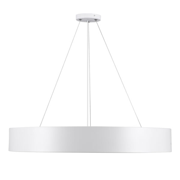 GloboStar® BURTON 61203-S Πλαφονιέρα Οροφής LED CCT 75W 8625lm 120° AC 220-240V – Εναλλαγή Φωτισμού μέσω Τηλεχειριστηρίου All In One Ψυχρό 6000k+Φυσικό 4500k+Θερμό 2700k Dimmable Φ60cm – Λευκό – 3 Years Warranty