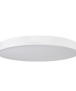 GloboStar® BURTON 61205-S Πλαφονιέρα Οροφής LED CCT 100W 11020lm 120° AC 220-240V – Εναλλαγή Φωτισμού μέσω Τηλεχειριστηρίου All In One Ψυχρό 6000k+Φυσικό 4500k+Θερμό 2700k Dimmable Φ80cm – Λευκό – 3 Years Warranty
