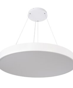 GloboStar® BURTON 61205-S Πλαφονιέρα Οροφής LED CCT 100W 11020lm 120° AC 220-240V – Εναλλαγή Φωτισμού μέσω Τηλεχειριστηρίου All In One Ψυχρό 6000k+Φυσικό 4500k+Θερμό 2700k Dimmable Φ80cm – Λευκό – 3 Years Warranty