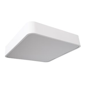 GloboStar® KAMALA 61207-S Πλαφονιέρα Οροφής LED CCT 67W 7370lm 120° AC 220-240V – Εναλλαγή Φωτισμού μέσω Τηλεχειριστηρίου All In One Ψυχρό 6000k+Φυσικό 4500k+Θερμό 2700k Dimmable Μ40 x Π40 x Υ8cm – Λευκό – 3 Years Warranty