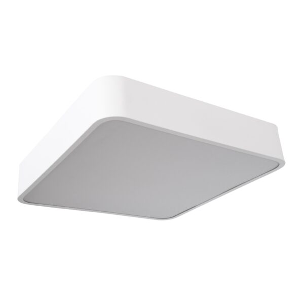 GloboStar® KAMALA 61207-S Πλαφονιέρα Οροφής LED CCT 67W 7370lm 120° AC 220-240V – Εναλλαγή Φωτισμού μέσω Τηλεχειριστηρίου All In One Ψυχρό 6000k+Φυσικό 4500k+Θερμό 2700k Dimmable Μ40 x Π40 x Υ8cm – Λευκό – 3 Years Warranty