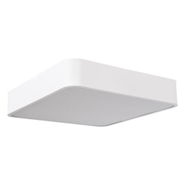 GloboStar® KAMALA 61207-S Πλαφονιέρα Οροφής LED CCT 67W 7370lm 120° AC 220-240V – Εναλλαγή Φωτισμού μέσω Τηλεχειριστηρίου All In One Ψυχρό 6000k+Φυσικό 4500k+Θερμό 2700k Dimmable Μ40 x Π40 x Υ8cm – Λευκό – 3 Years Warranty