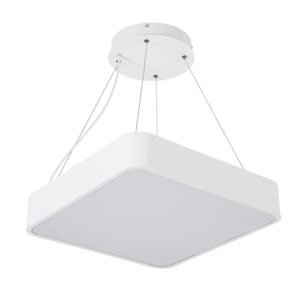 GloboStar® KAMALA 61207-S Πλαφονιέρα Οροφής LED CCT 67W 7370lm 120° AC 220-240V – Εναλλαγή Φωτισμού μέσω Τηλεχειριστηρίου All In One Ψυχρό 6000k+Φυσικό 4500k+Θερμό 2700k Dimmable Μ40 x Π40 x Υ8cm – Λευκό – 3 Years Warranty