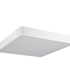 GloboStar® KAMALA 61209-S Πλαφονιέρα Οροφής LED CCT 75W 8625lm 120° AC 220-240V – Εναλλαγή Φωτισμού μέσω Τηλεχειριστηρίου All In One Ψυχρό 6000k+Φυσικό 4500k+Θερμό 2700k Dimmable Μ60 x Π60 x Υ8cm – Λευκό – 3 Years Warranty