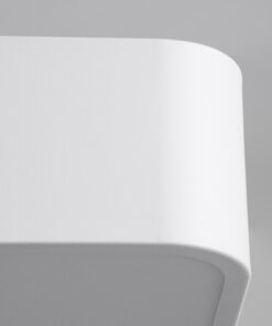 GloboStar® KAMALA 61209-S Πλαφονιέρα Οροφής LED CCT 75W 8625lm 120° AC 220-240V – Εναλλαγή Φωτισμού μέσω Τηλεχειριστηρίου All In One Ψυχρό 6000k+Φυσικό 4500k+Θερμό 2700k Dimmable Μ60 x Π60 x Υ8cm – Λευκό – 3 Years Warranty