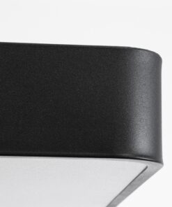 GloboStar® KAMALA 61210-P Κρεμαστή Πλαφονιέρα Οροφής LED CCT 100W 11020lm 120° AC 220-240V – Εναλλαγή Φωτισμού μέσω Τηλεχειριστηρίου All In One Ψυχρό 6000k+Φυσικό 4500k+Θερμό 2700k Dimmable Μ80 x Π80 x Υ8cm- Μαύρο – 3 Years Warranty