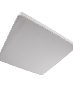 GloboStar® KAMALA 61211-S Πλαφονιέρα Οροφής LED CCT 100W 11020lm 120° AC 220-240V – Εναλλαγή Φωτισμού μέσω Τηλεχειριστηρίου All In One Ψυχρό 6000k+Φυσικό 4500k+Θερμό 2700k Dimmable Μ80 x Π80 x Υ8cm – Λευκό – 3 Years Warranty