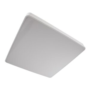 GloboStar® KAMALA 61211-S Πλαφονιέρα Οροφής LED CCT 100W 11020lm 120° AC 220-240V – Εναλλαγή Φωτισμού μέσω Τηλεχειριστηρίου All In One Ψυχρό 6000k+Φυσικό 4500k+Θερμό 2700k Dimmable Μ80 x Π80 x Υ8cm – Λευκό – 3 Years Warranty