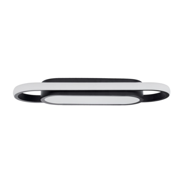 GloboStar® IGOR 61216 Φωτιστικό Οροφής Linear Design LED CCT 24W 2880lm 210° AC 220-240V – Εναλλαγή Φωτισμού μέσω Διακόπτη On/Off All In One Ψυχρό 6000k+Φυσικό 4500k+Θερμό 2700k Μ41 x Π13 x Υ4.5cm – Μαύρο – 3 Years Warranty