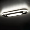GloboStar® IGOR 61216 Φωτιστικό Οροφής Linear Design LED CCT 24W 2880lm 210° AC 220-240V – Εναλλαγή Φωτισμού μέσω Διακόπτη On/Off All In One Ψυχρό 6000k+Φυσικό 4500k+Θερμό 2700k Μ41 x Π13 x Υ4.5cm – Μαύρο – 3 Years Warranty