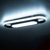 GloboStar® IGOR 61216 Φωτιστικό Οροφής Linear Design LED CCT 24W 2880lm 210° AC 220-240V – Εναλλαγή Φωτισμού μέσω Διακόπτη On/Off All In One Ψυχρό 6000k+Φυσικό 4500k+Θερμό 2700k Μ41 x Π13 x Υ4.5cm – Μαύρο – 3 Years Warranty