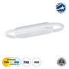 GloboStar® IGOR 61217 Φωτιστικό Οροφής Linear Design LED CCT 24W 2880lm 210° AC 220-240V – Εναλλαγή Φωτισμού μέσω Διακόπτη On/Off All In One Ψυχρό 6000k+Φυσικό 4500k+Θερμό 2700k Μ41 x Π13 x Υ4.5cm – Λευκό – 3 Years Warranty