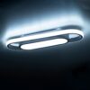 GloboStar® IGOR 61217 Φωτιστικό Οροφής Linear Design LED CCT 24W 2880lm 210° AC 220-240V – Εναλλαγή Φωτισμού μέσω Διακόπτη On/Off All In One Ψυχρό 6000k+Φυσικό 4500k+Θερμό 2700k Μ41 x Π13 x Υ4.5cm – Λευκό – 3 Years Warranty
