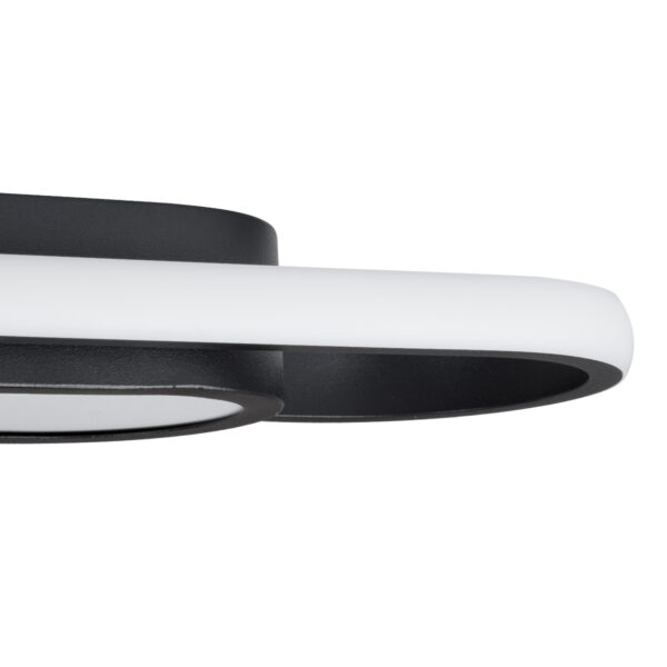 GloboStar® IGOR 61218 Φωτιστικό Οροφής Linear Design LED CCT 48W 5760lm 210° AC 220-240V – Εναλλαγή Φωτισμού μέσω Διακόπτη On/Off All In One Ψυχρό 6000k+Φυσικό 4500k+Θερμό 2700k Μ81 x Π13 x Υ4.5cm – Μαύρο – 3 Years Warranty