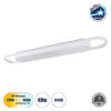 GloboStar® IGOR 61219 Φωτιστικό Οροφής Linear Design LED CCT 48W 5760lm 210° AC 220-240V – Εναλλαγή Φωτισμού μέσω Διακόπτη On/Off All In One Ψυχρό 6000k+Φυσικό 4500k+Θερμό 2700k Μ81 x Π13 x Υ4.5cm – Λευκό – 3 Years Warranty