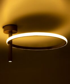 GloboStar® VERONA 61221 Φωτιστικό Οροφής Δαχτυλίδι-Κύκλος LED CCT 24W 2688lm 360° AC 220-240V – Εναλλαγή Φωτισμού μέσω Διακόπτη On/Off All In One Ψυχρό 6000k+Φυσικό 4500k+Θερμό 2700k Φ40 x Υ23cm – Λευκό – 3 Χρόνια Εγγύηση