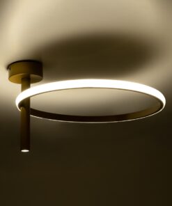 GloboStar® VERONA 61221 Φωτιστικό Οροφής Δαχτυλίδι-Κύκλος LED CCT 24W 2688lm 360° AC 220-240V – Εναλλαγή Φωτισμού μέσω Διακόπτη On/Off All In One Ψυχρό 6000k+Φυσικό 4500k+Θερμό 2700k Φ40 x Υ23cm – Λευκό – 3 Χρόνια Εγγύηση