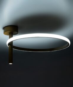 GloboStar® VERONA 61221 Φωτιστικό Οροφής Δαχτυλίδι-Κύκλος LED CCT 24W 2688lm 360° AC 220-240V – Εναλλαγή Φωτισμού μέσω Διακόπτη On/Off All In One Ψυχρό 6000k+Φυσικό 4500k+Θερμό 2700k Φ40 x Υ23cm – Λευκό – 3 Χρόνια Εγγύηση