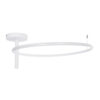 GloboStar® VERONA 61224 Φωτιστικό Οροφής Δαχτυλίδι-Κύκλος LED CCT 36W 4032lm 360° AC 220-240V – Εναλλαγή Φωτισμού μέσω Διακόπτη On/Off All In One Ψυχρό 6000k+Φυσικό 4500k+Θερμό 2700K Φ60 x Υ23cm – Λευκό – 3 Χρόνια Εγγύηση