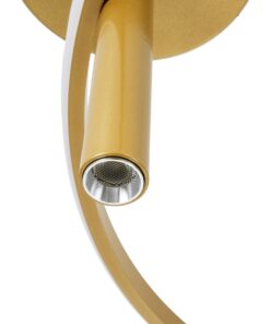 GloboStar® VERONA 61225 Φωτιστικό Οροφής Δαχτυλίδι-Κύκλος LED CCT 36W 4032lm 360° AC 220-240V – Εναλλαγή Φωτισμού μέσω Διακόπτη On/Off All In One Ψυχρό 6000k+Φυσικό 4500k+Θερμό 2700K Φ60 x Υ26cm – Χρυσό Βούρτσας – 3 Χρόνια Εγγύηση