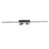 GLOBOSTAR® BARETTI 61226 Φωτιστικό Οροφής Linear Design LED CCT με Κινούμενα Σποτ LED Downlight 24W 2688lm 160° & 45° AC 220-240V IP20  – Εναλλαγή Φωτισμού μέσω Διακόπτη On/Off All In One Ψυχρό 6000k+Φυσικό 4500k+Θερμό 2700k Dimmable – Μ80 x Π5.5 x Υ5 cm – Μαύρο – 3 Χρόνια Εγγύηση